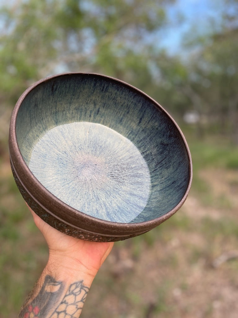 Marbled Serving Bowl