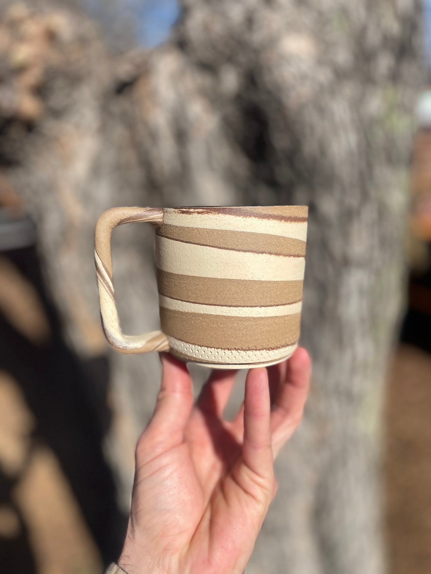 Triple Marbled Mug