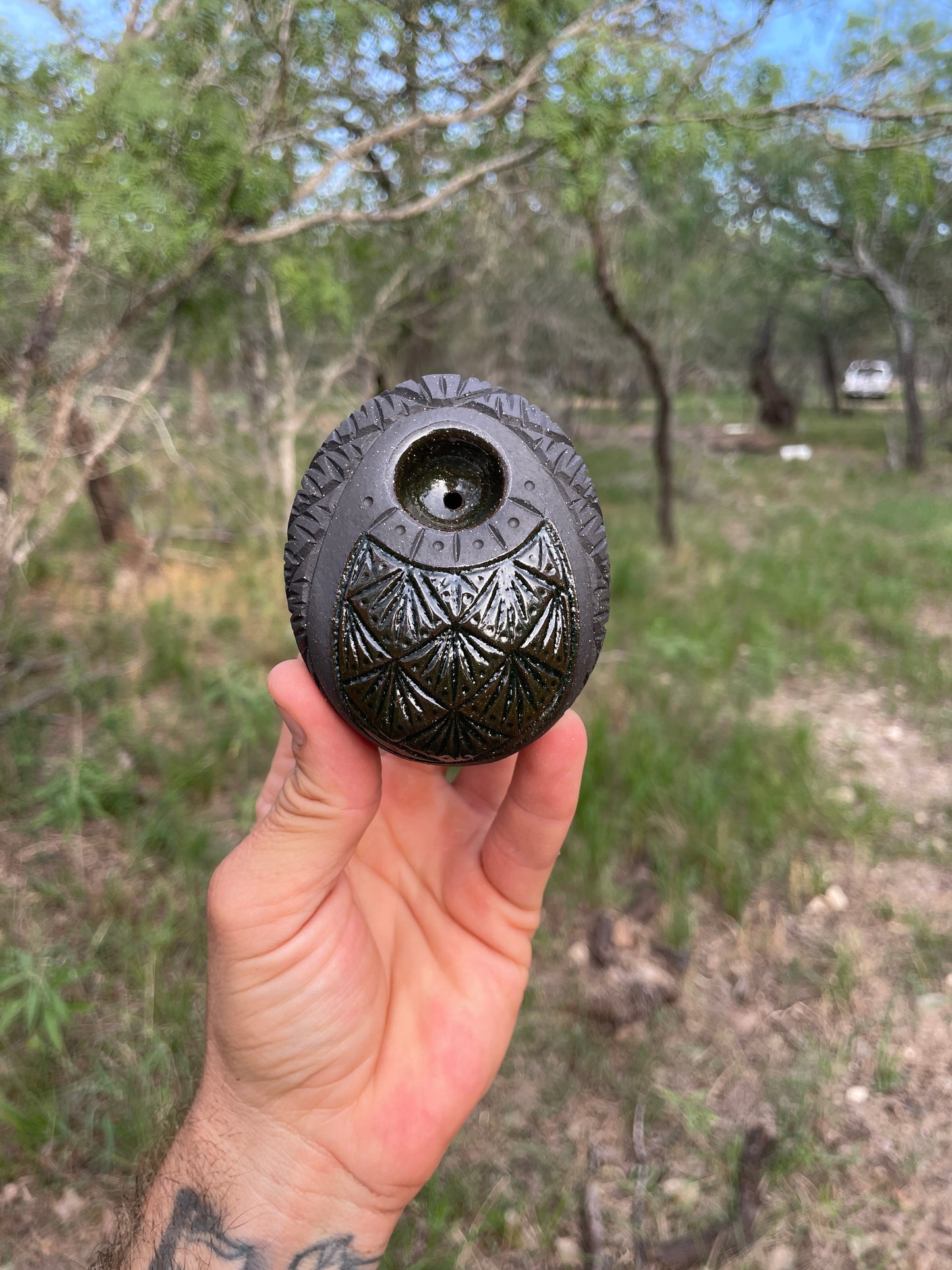 Carved Stone Pipe