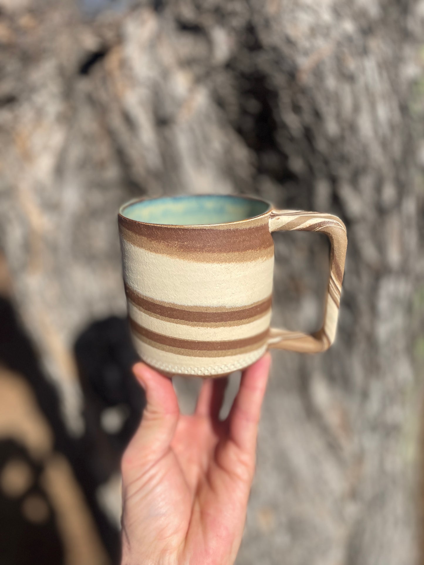 Triple Marbled Mug
