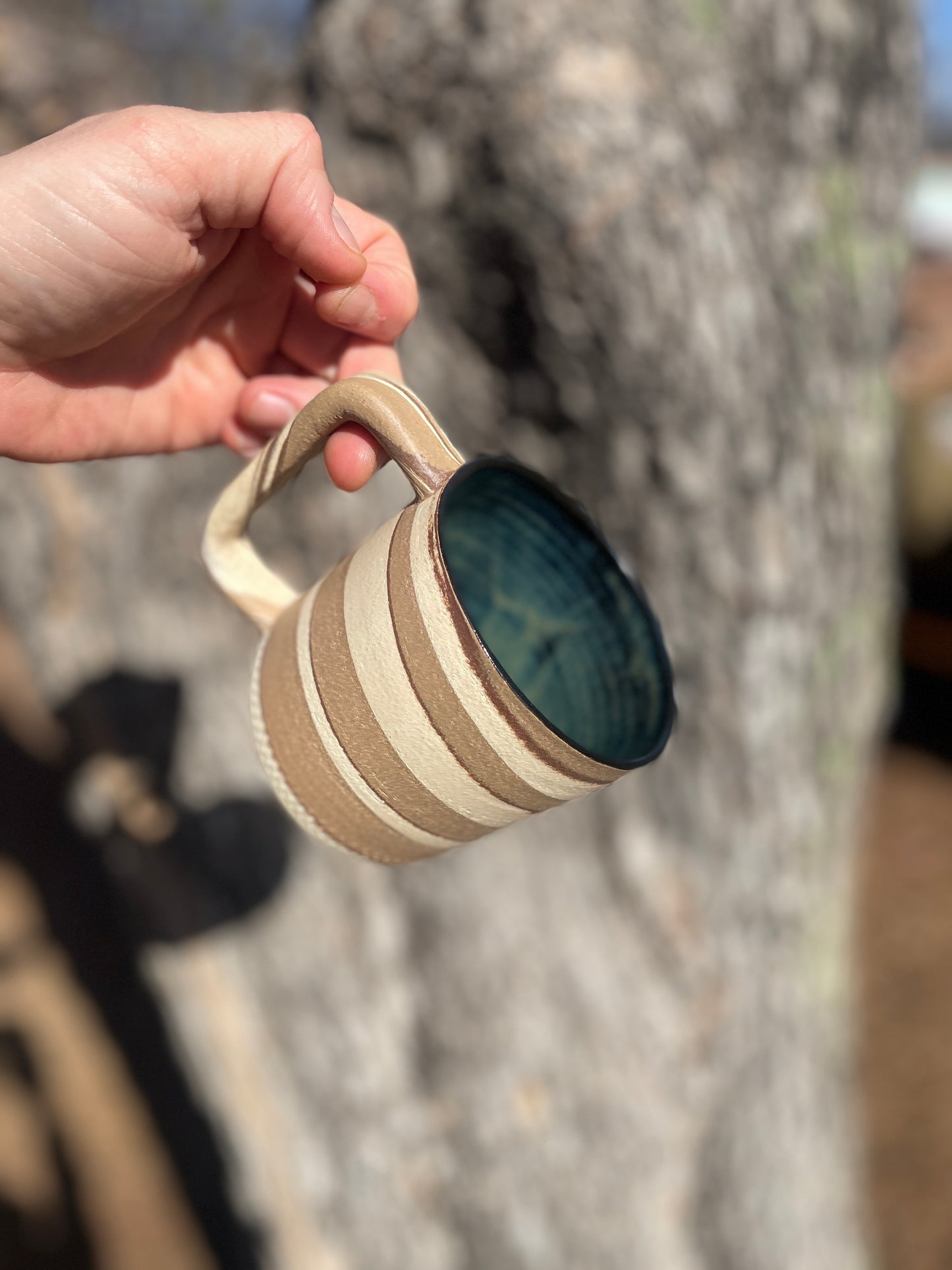 Triple Marbled Mug