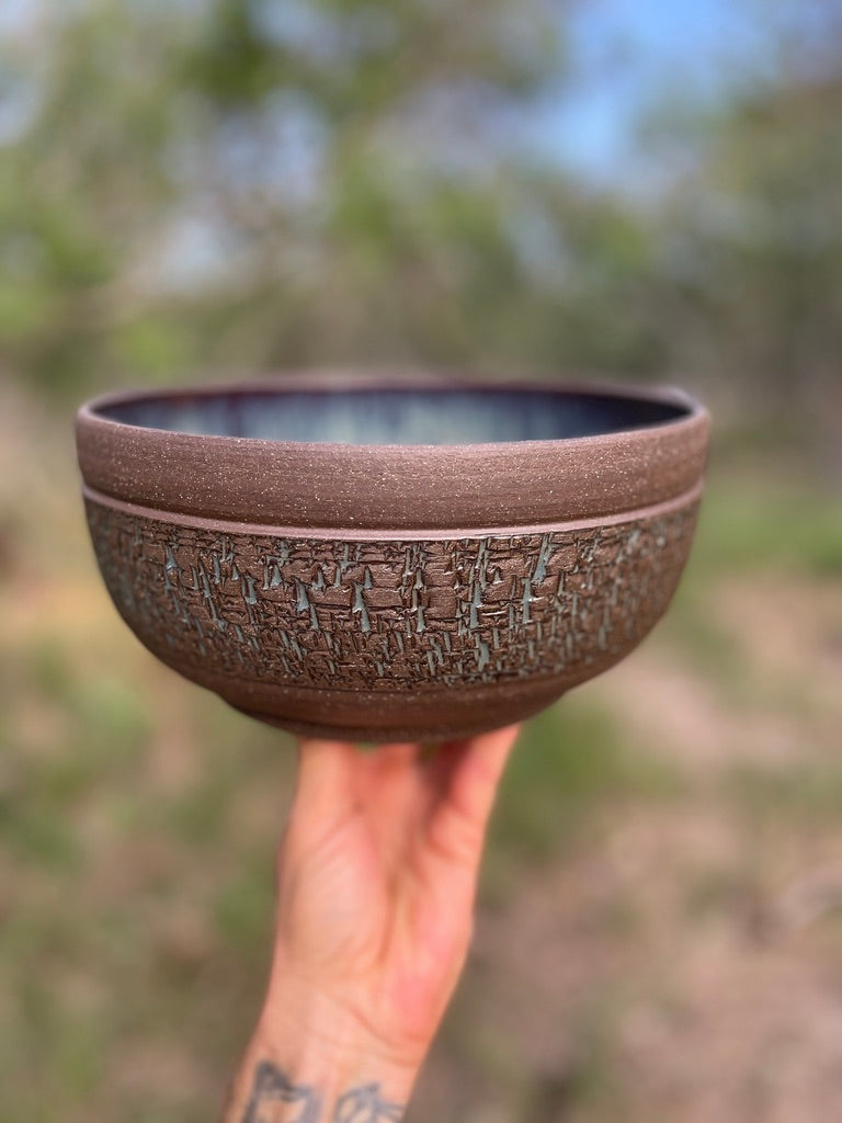 Marbled Serving Bowl