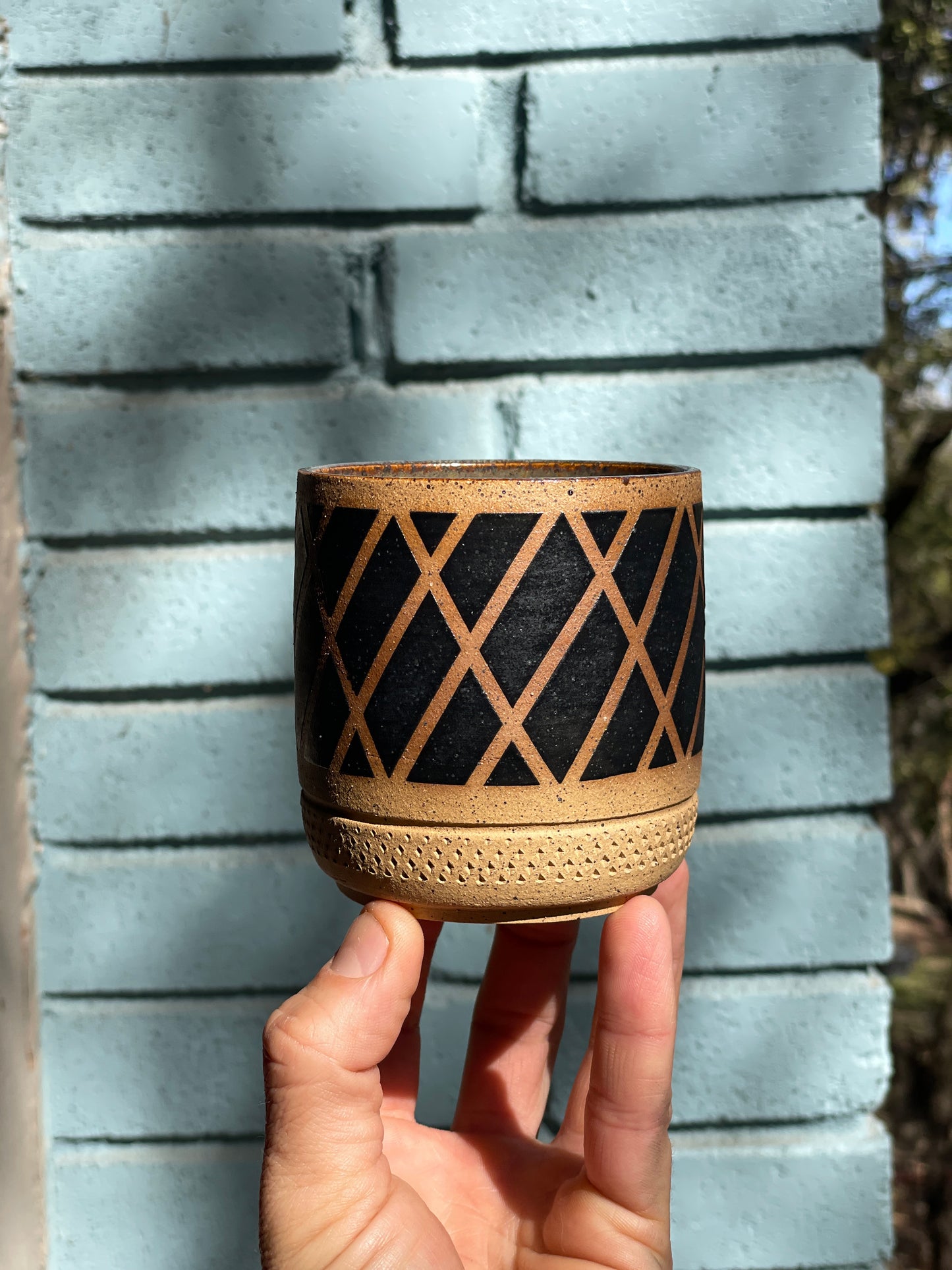 Pin Striped Tumbler
