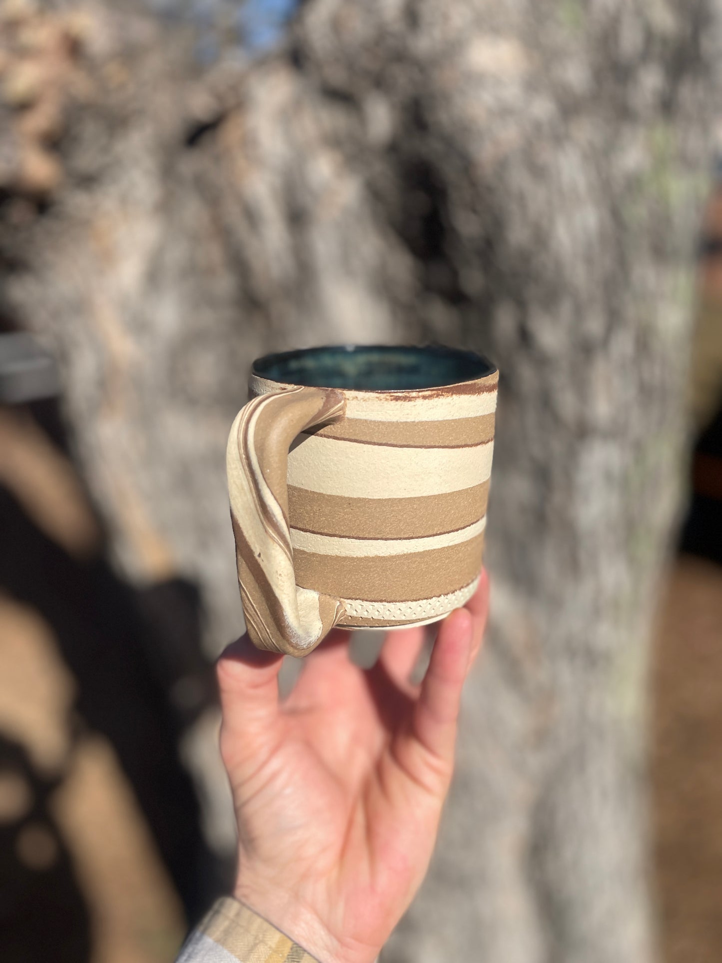 Triple Marbled Mug
