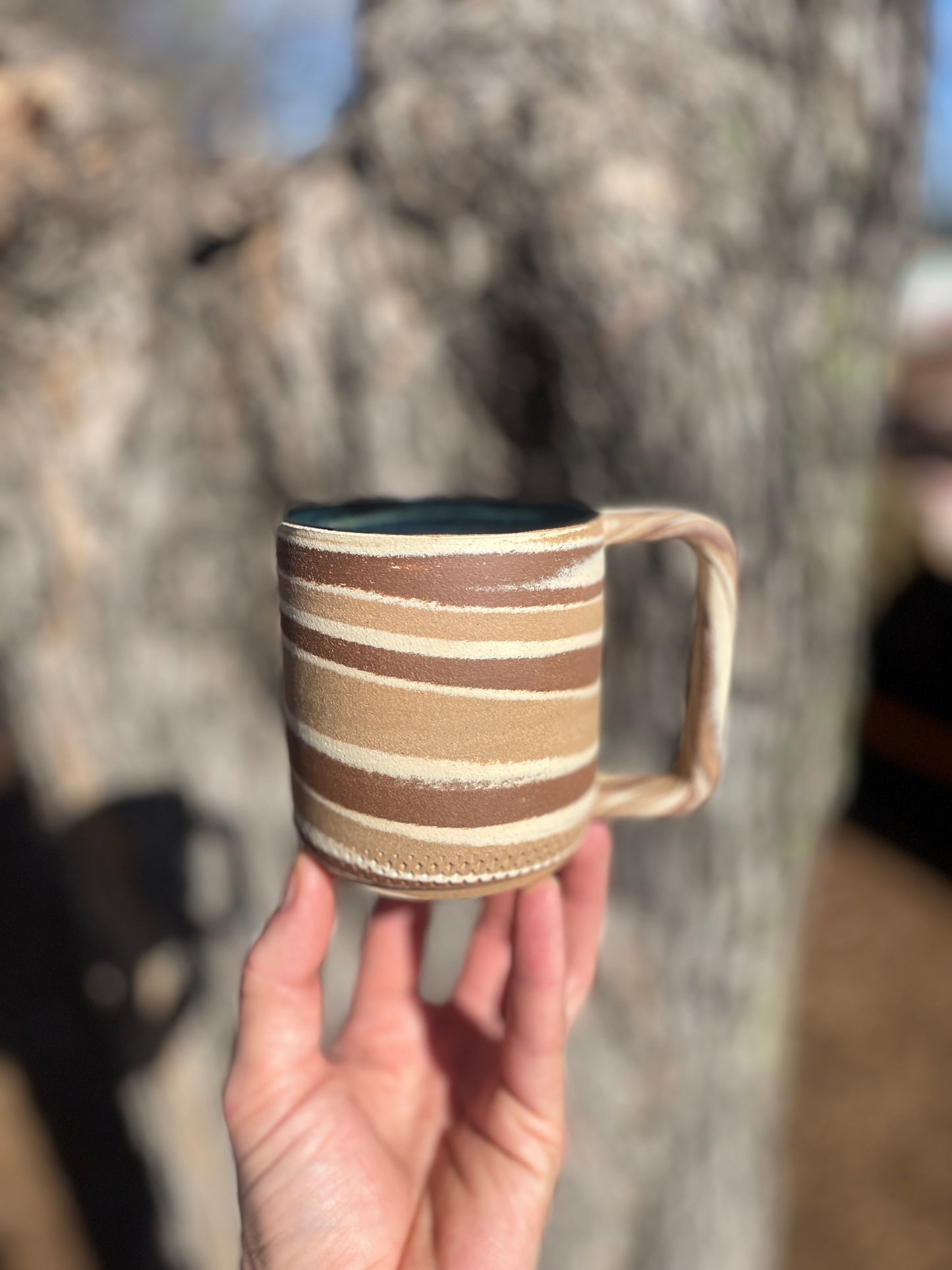 Triple Marbled Mug
