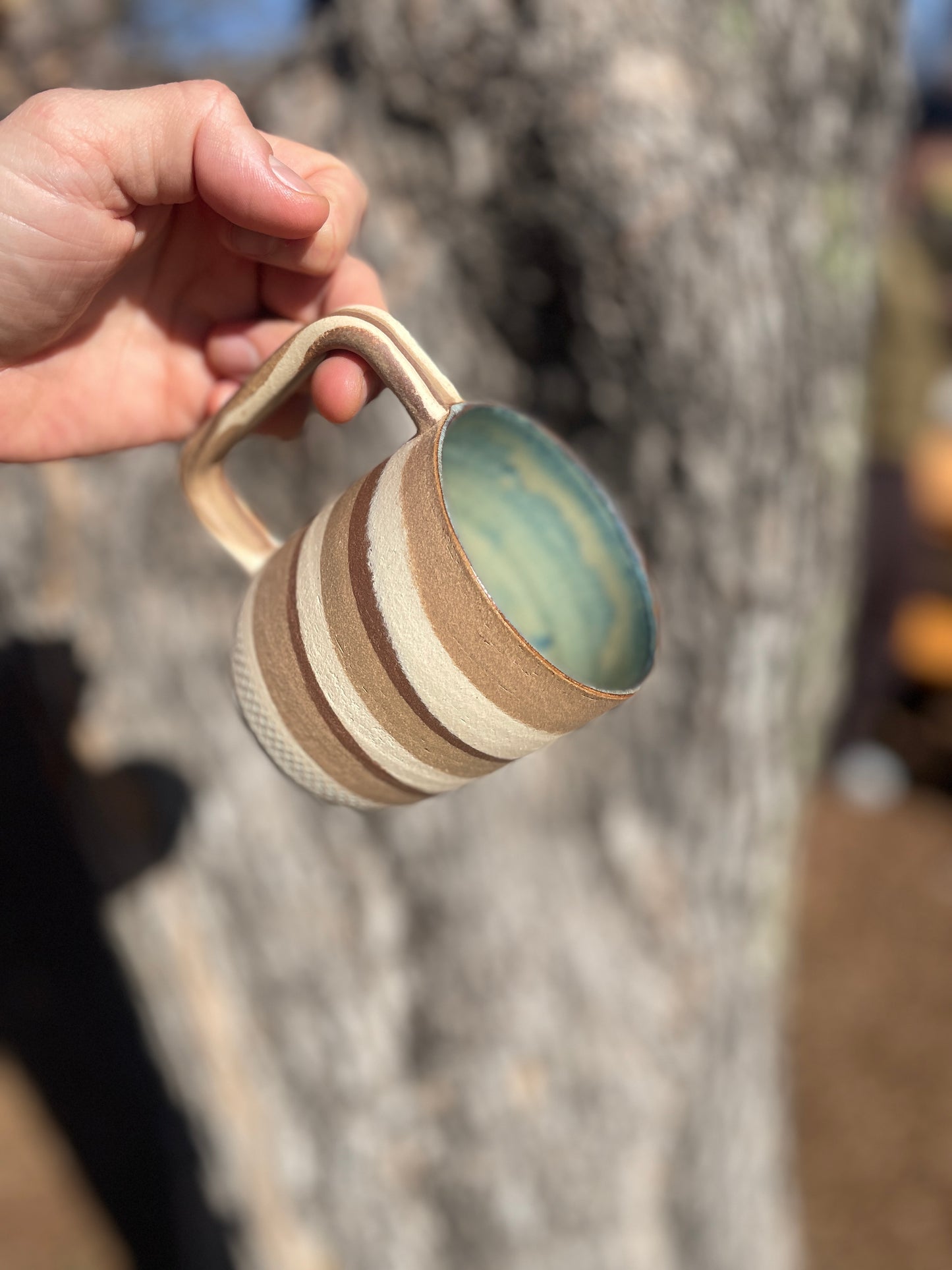 Triple Marbled Mug
