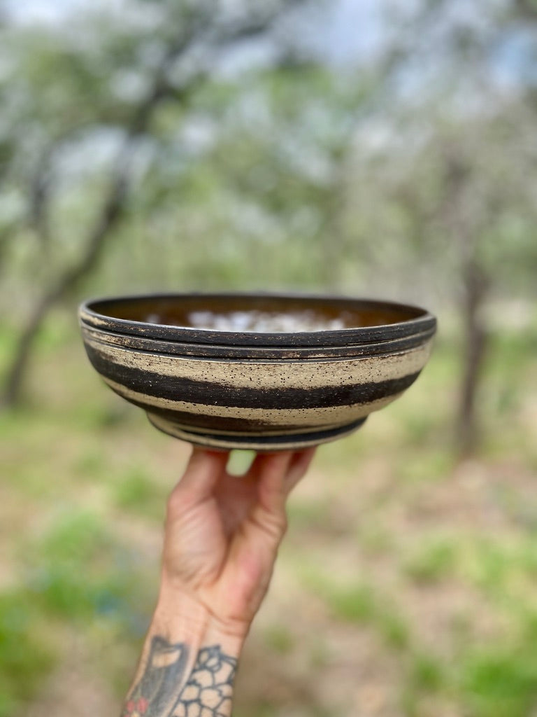 Marbled Serving Bowl