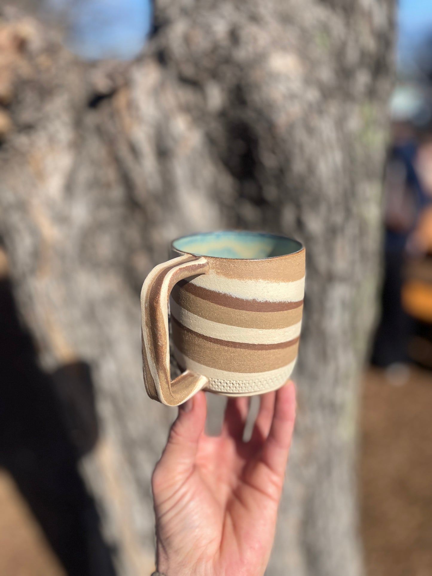 Triple Marbled Mug