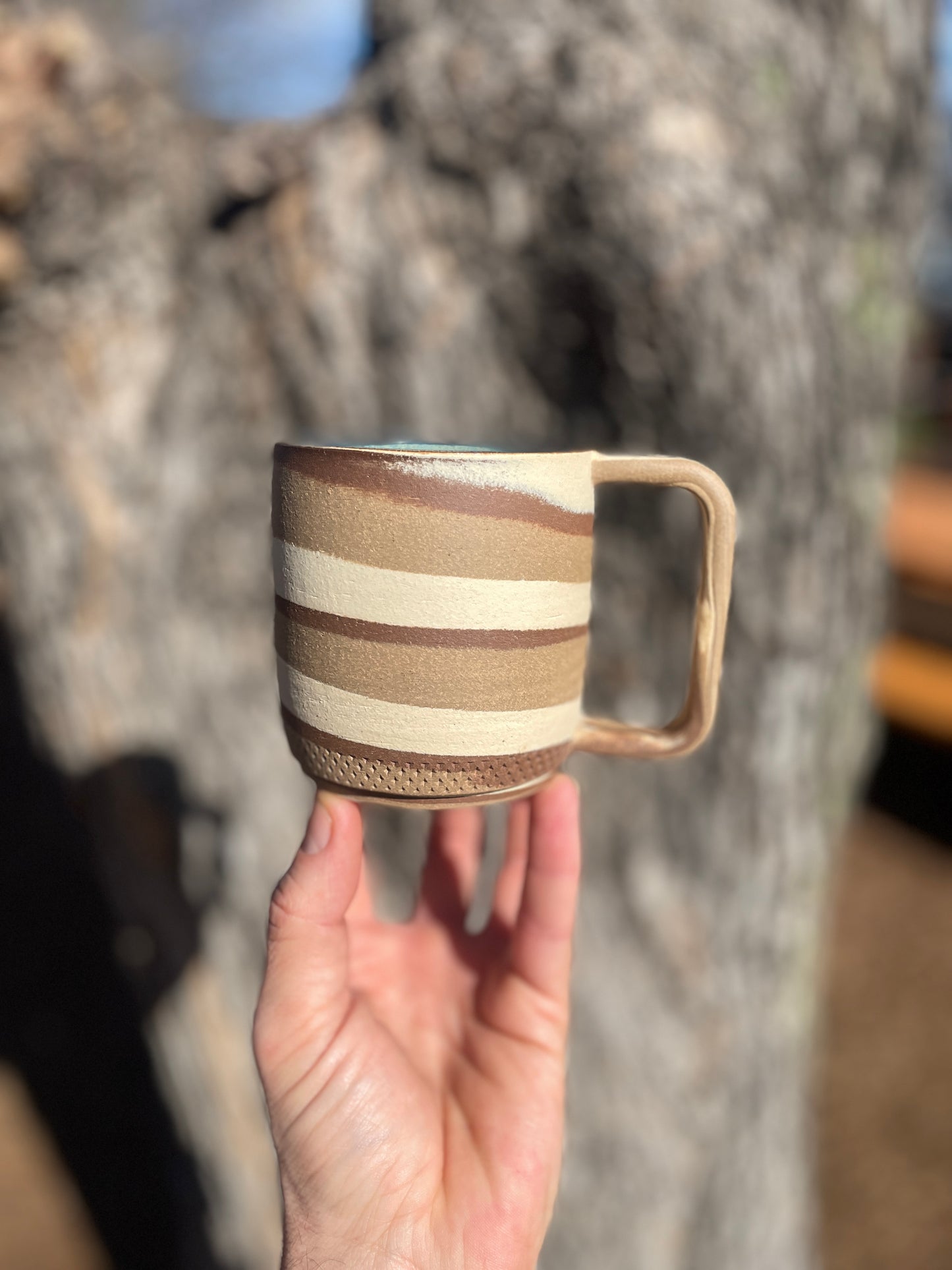 Triple Marbled Mug