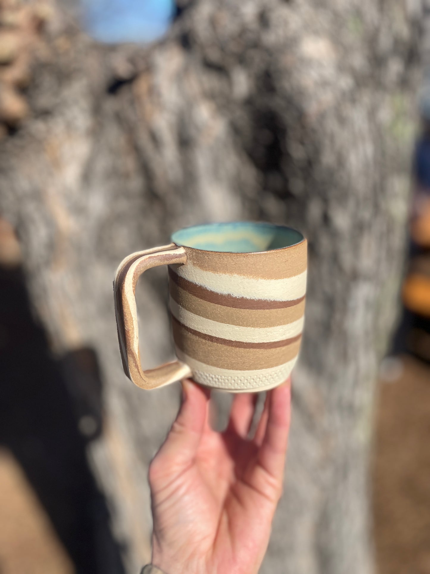 Triple Marbled Mug