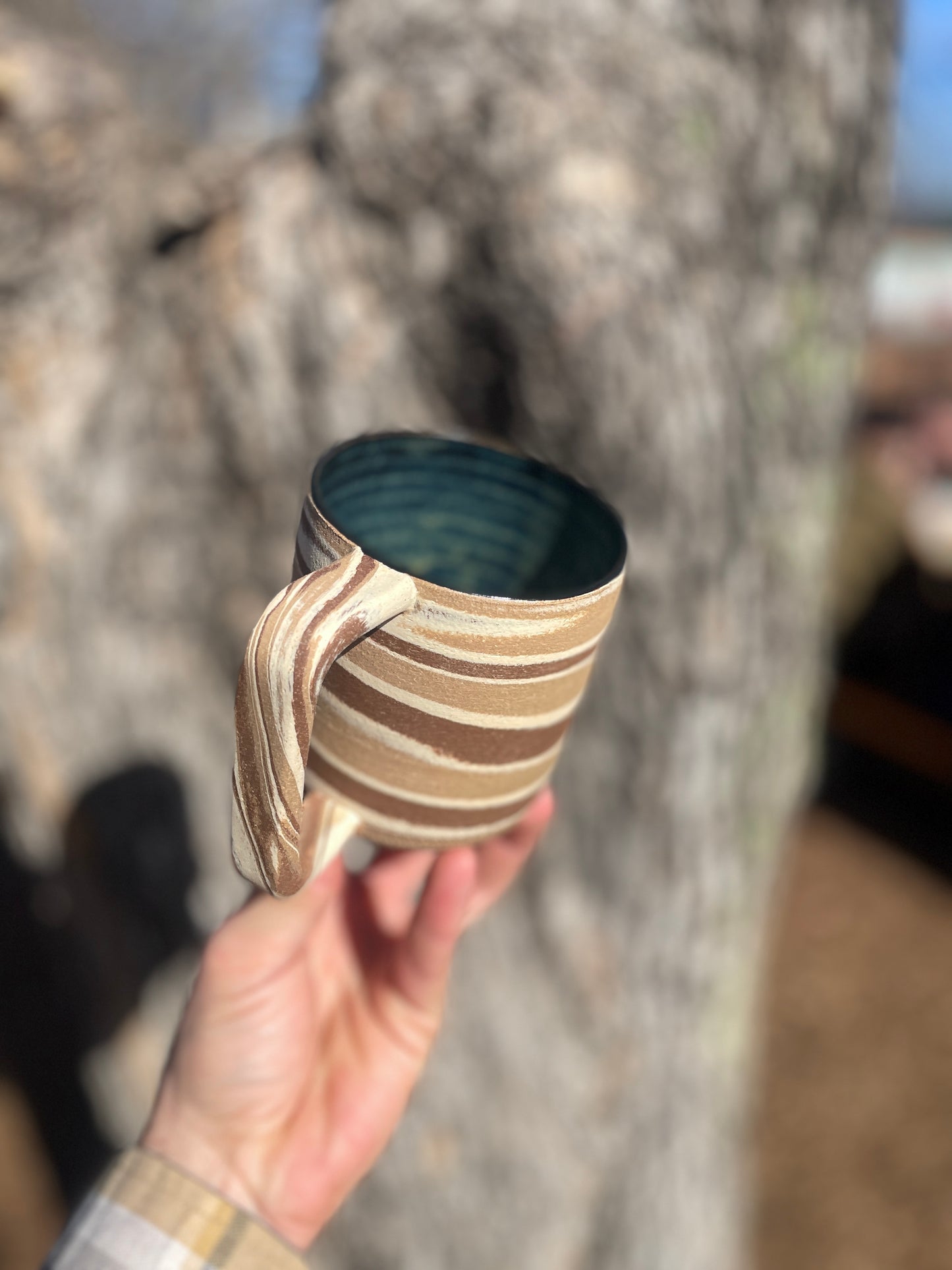 Triple Marbled Mug