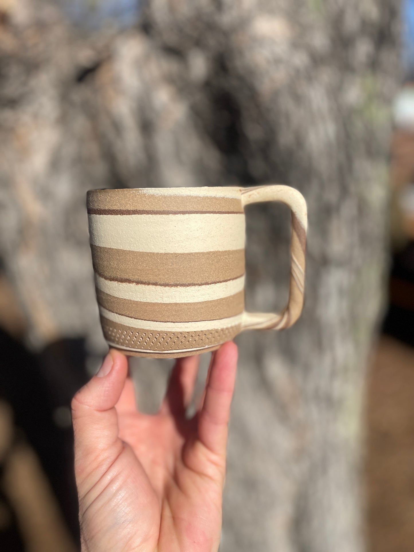 Triple Marbled Mug