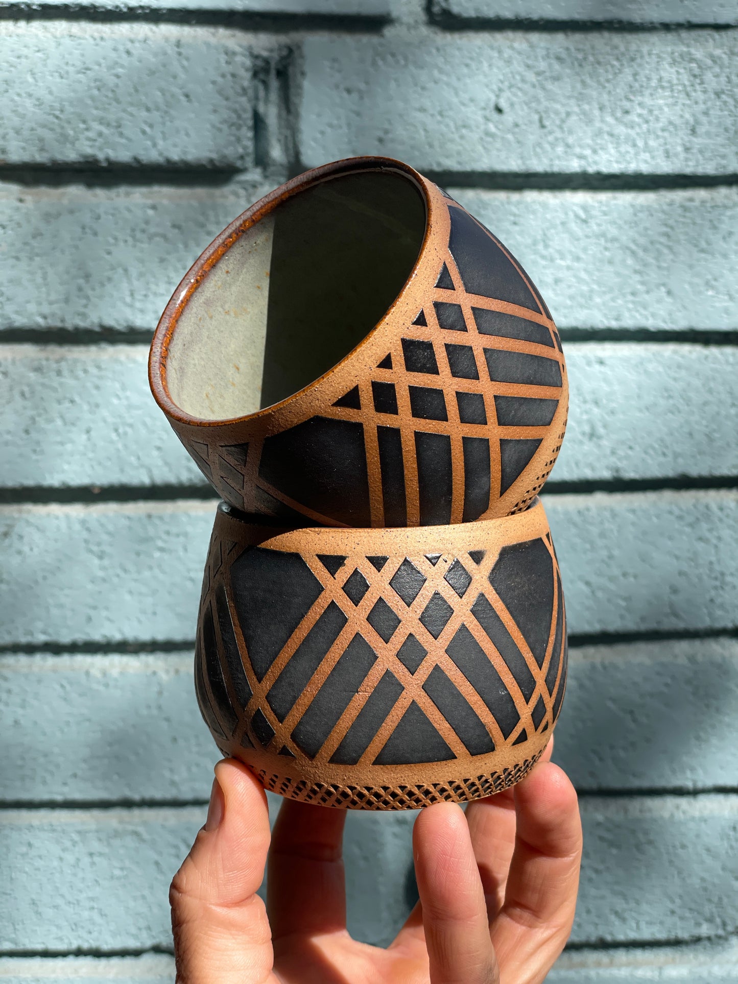 Pin Striped Tumbler