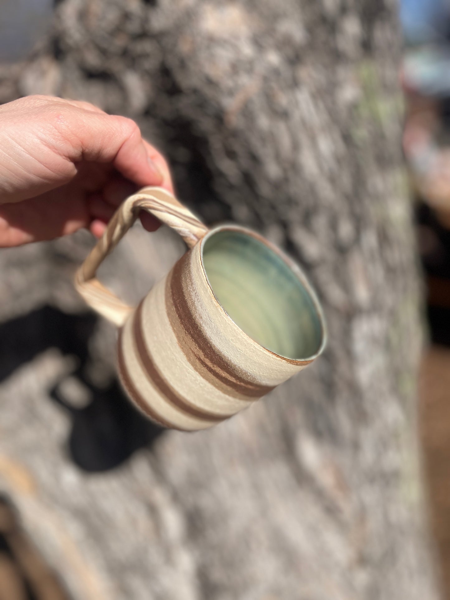 Triple Marbled Mug