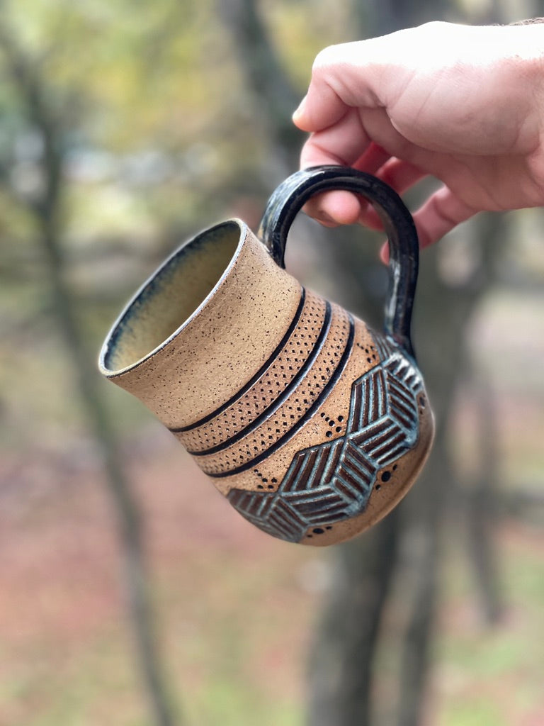 Hand-Carved Mugs