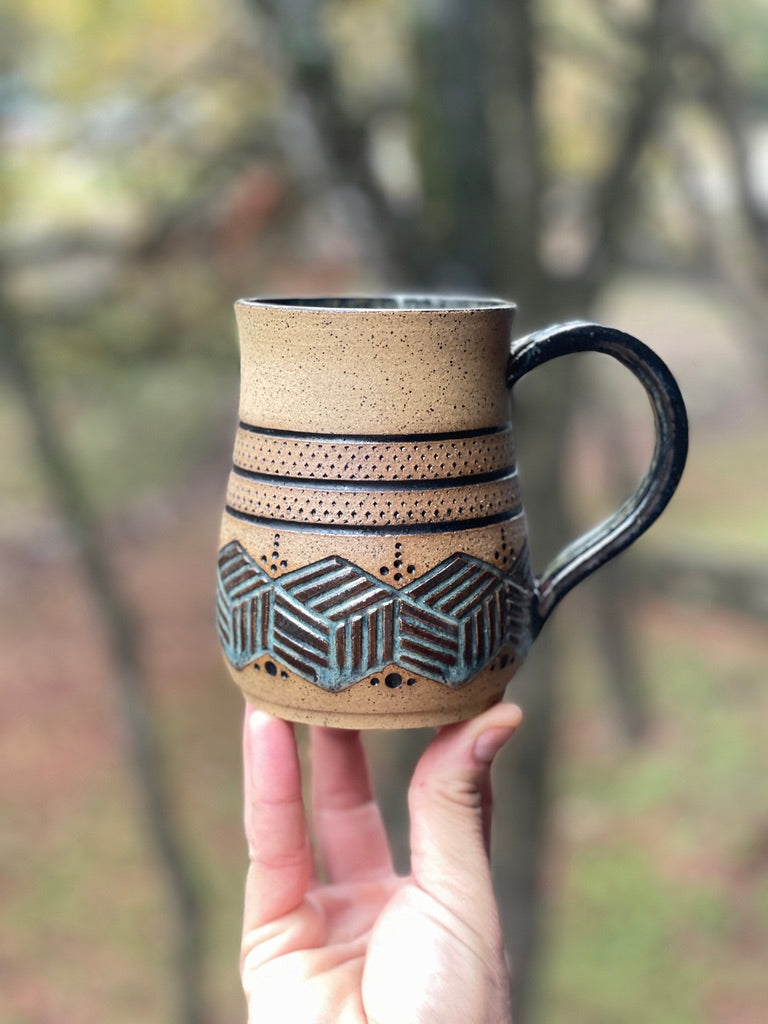 Hand-Carved Mugs