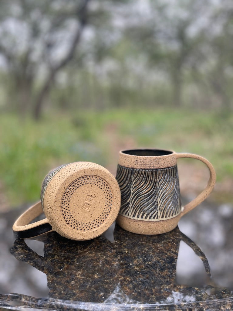 Hand-Carved Mugs
