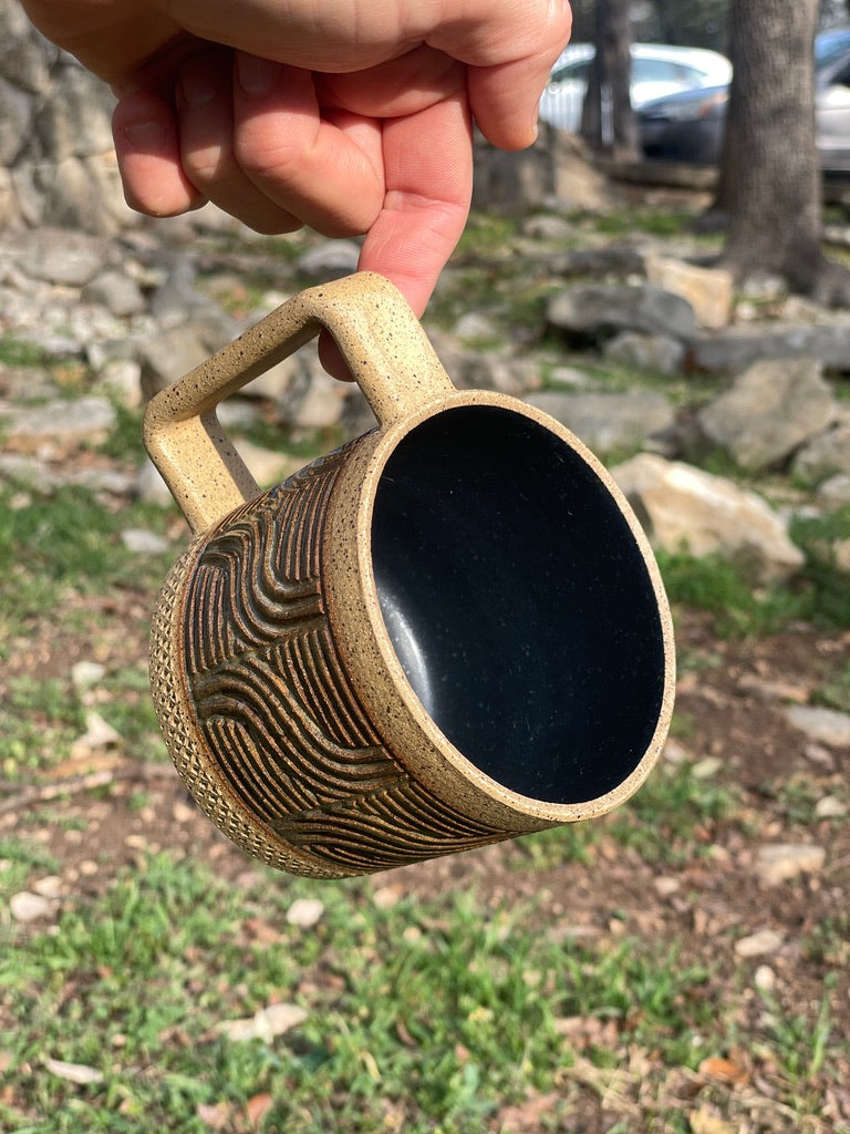 Hand-Carved Mugs
