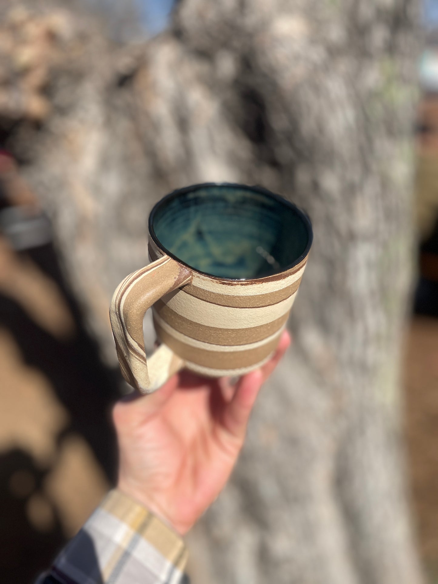 Triple Marbled Mug