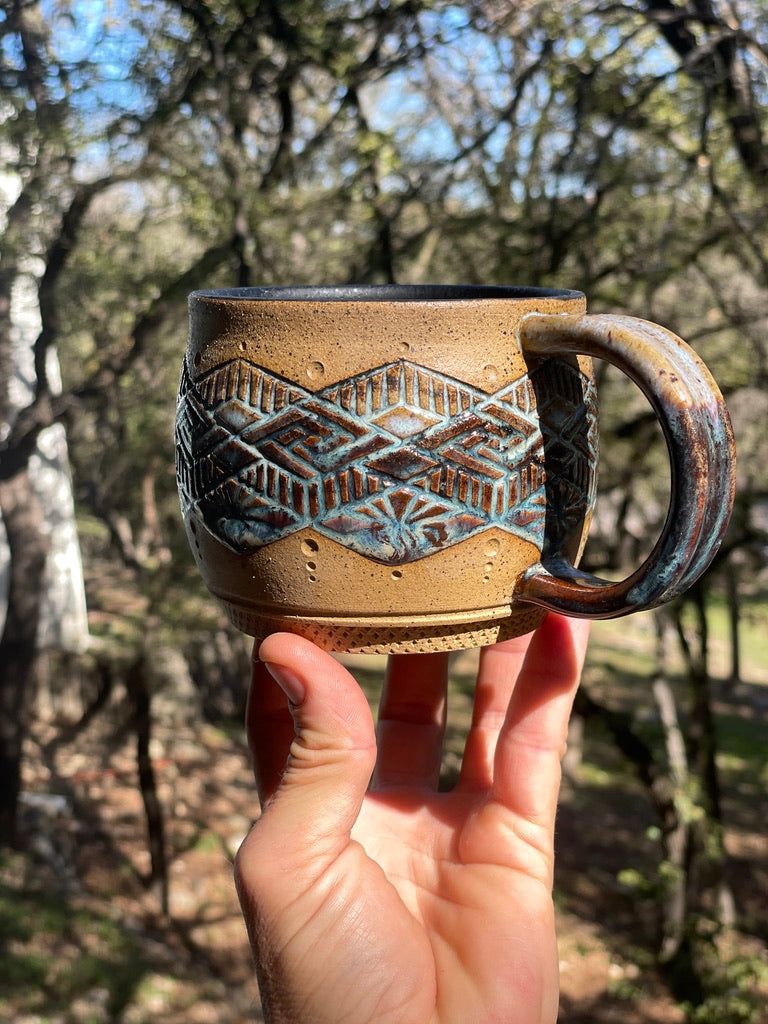 Hand-Carved Mugs