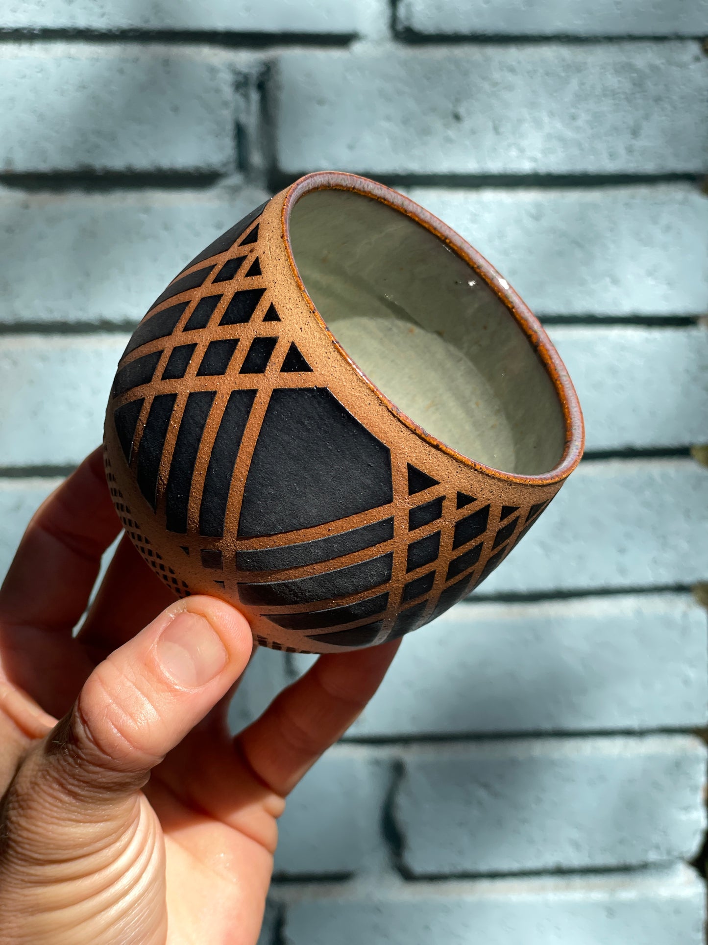 Pin Striped Tumbler