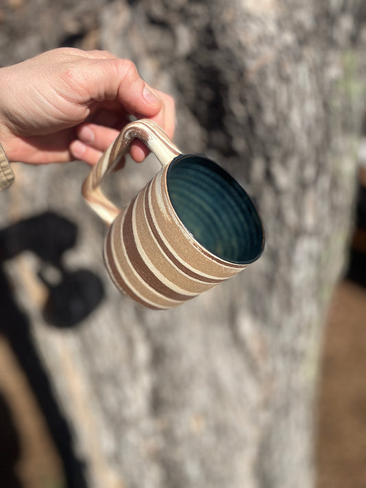 Triple Marbled Mug