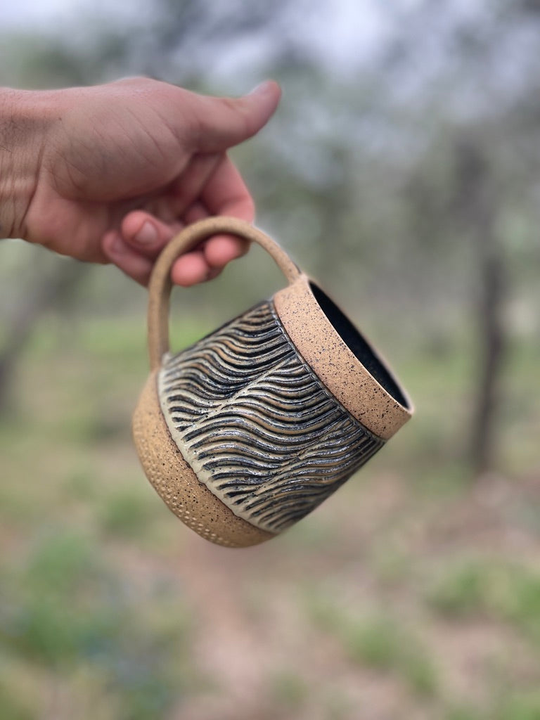 Hand-Carved Mugs