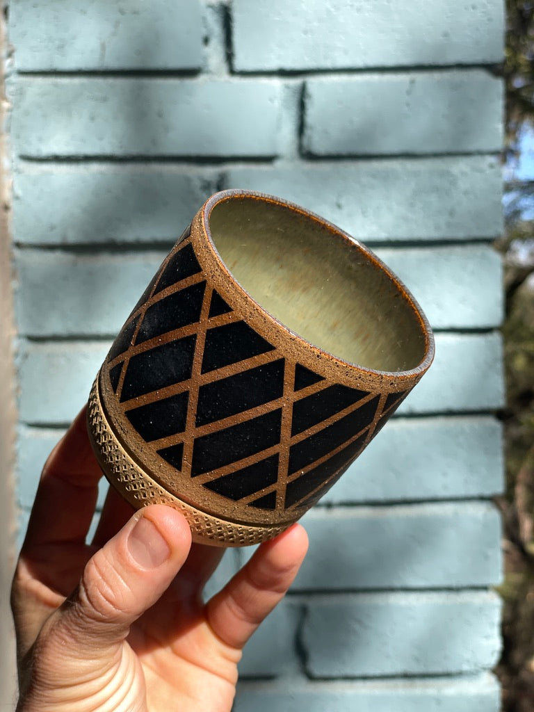 Pin Striped Tumbler