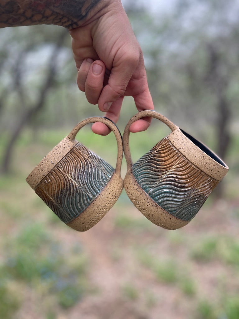 Hand-Carved Mugs