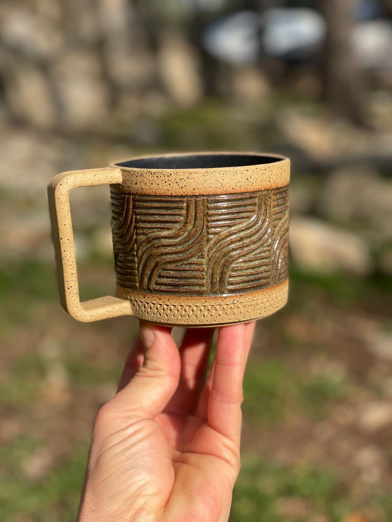 Hand-Carved Mugs