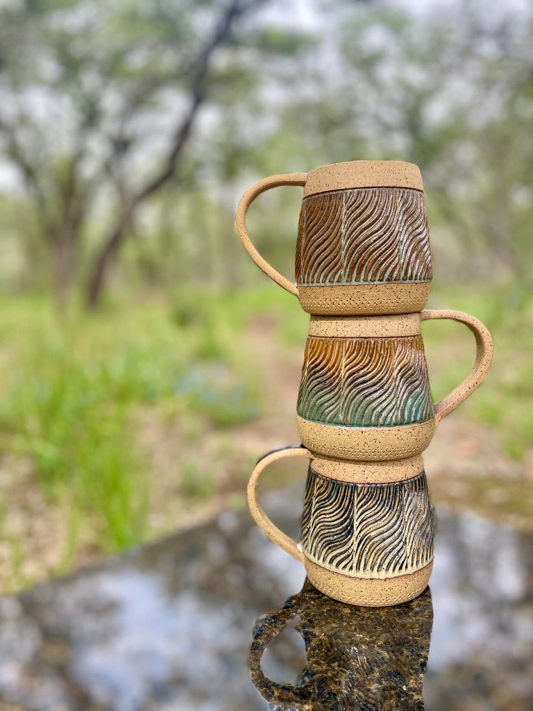 Hand-Carved Mugs