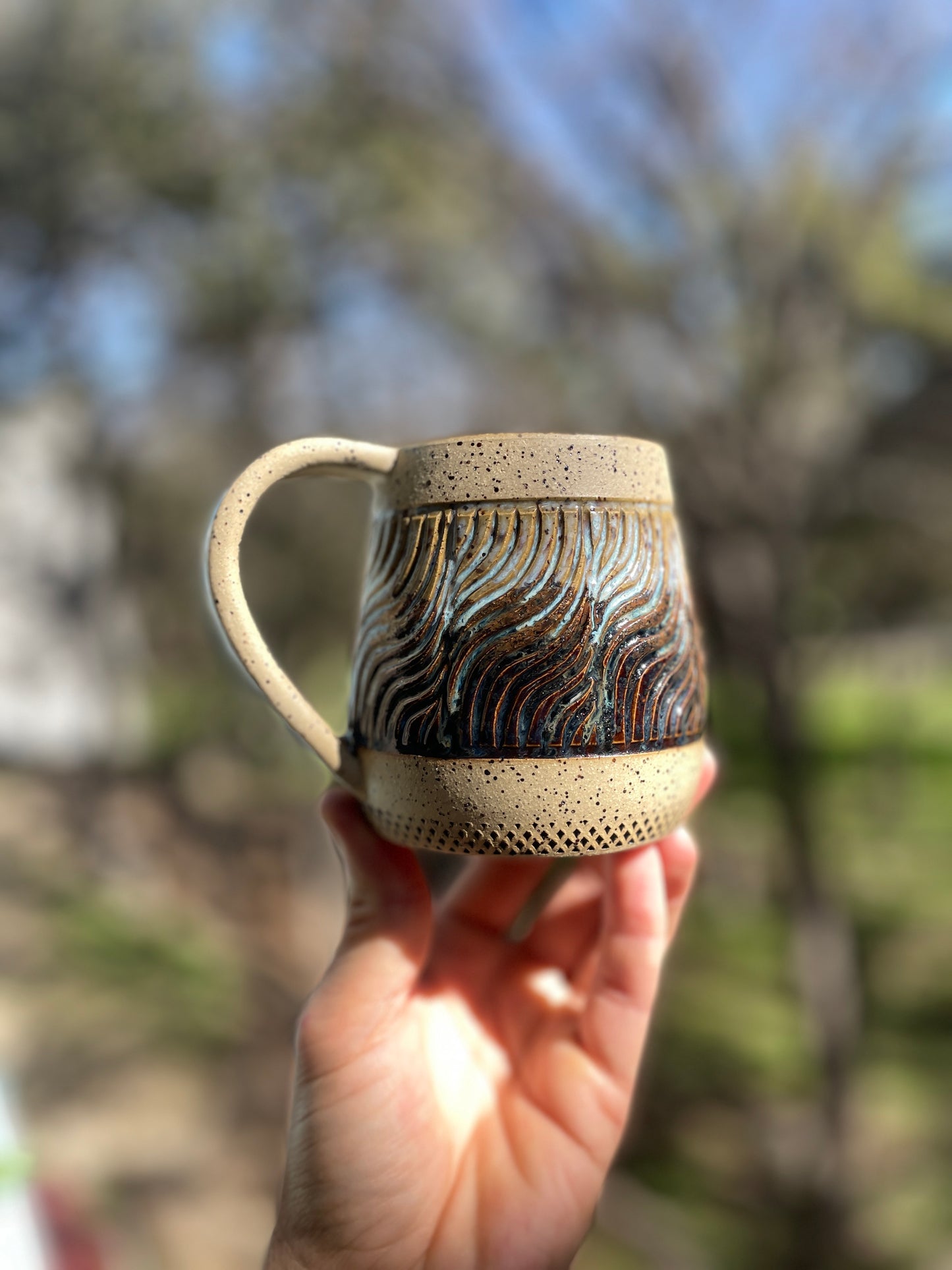 Hand-Carved Mugs